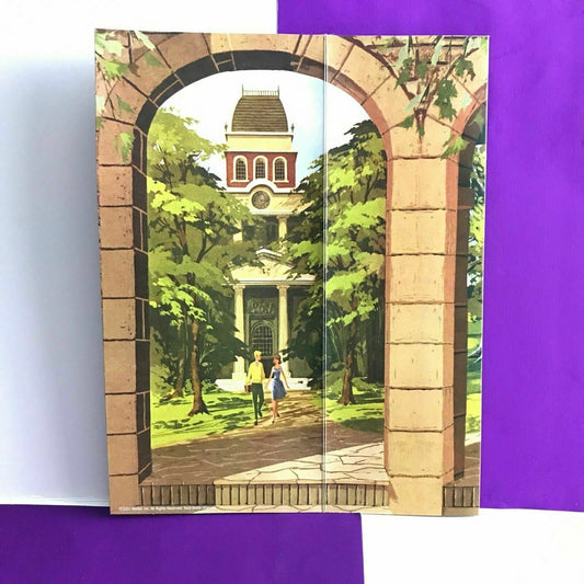 Vintage Barbie REPRODUCTION Campus Diorama Backdrop Barbie Goes To College REPRO