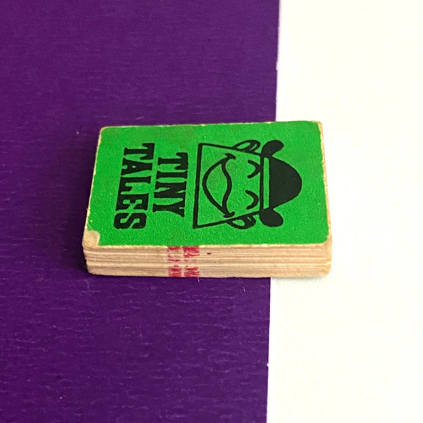 Vintage Tiny Tales Mini Books Green Comic 1965 ~ Gumball Prize