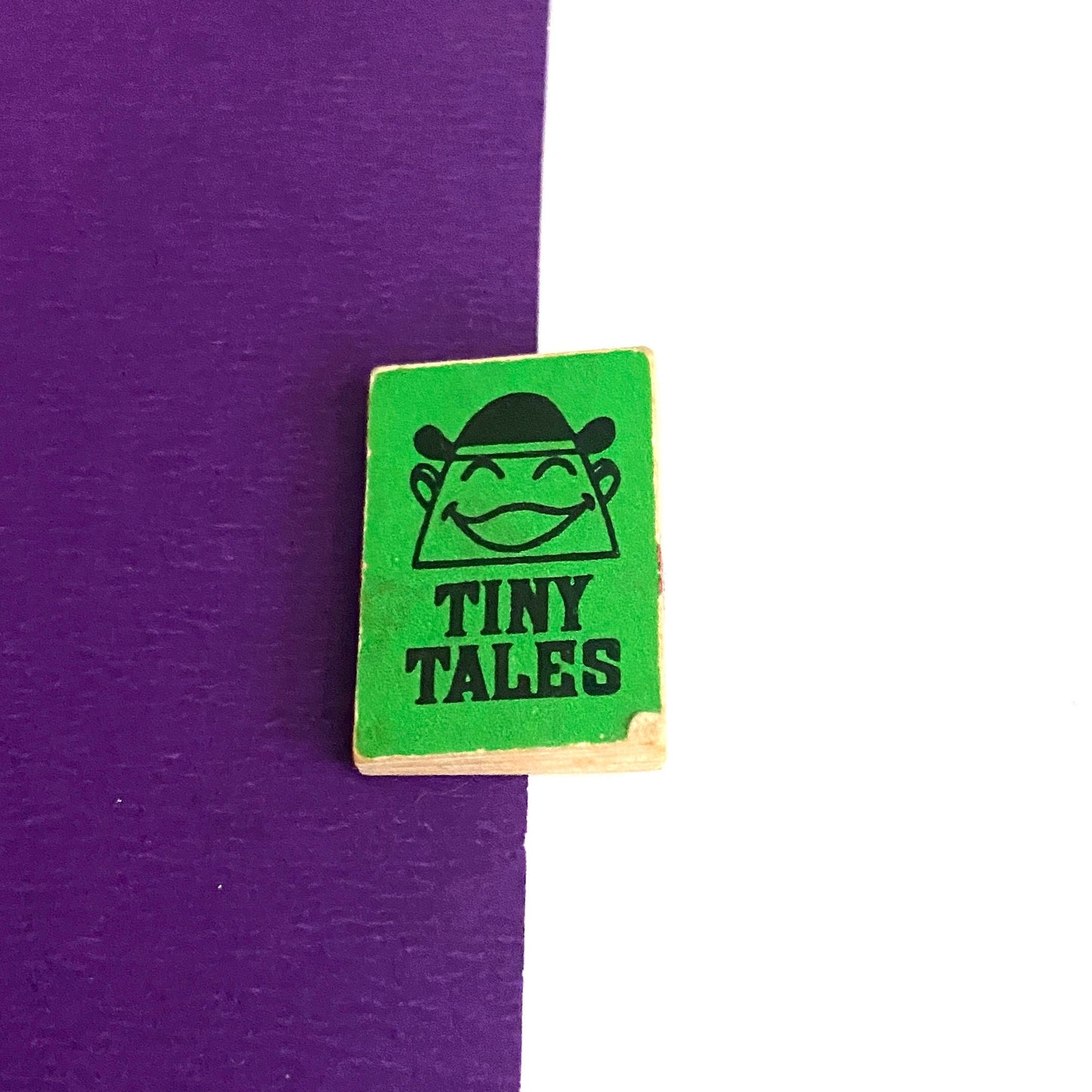 Vintage Tiny Tales Mini Books Green Comic 1965 ~ Gumball Prize