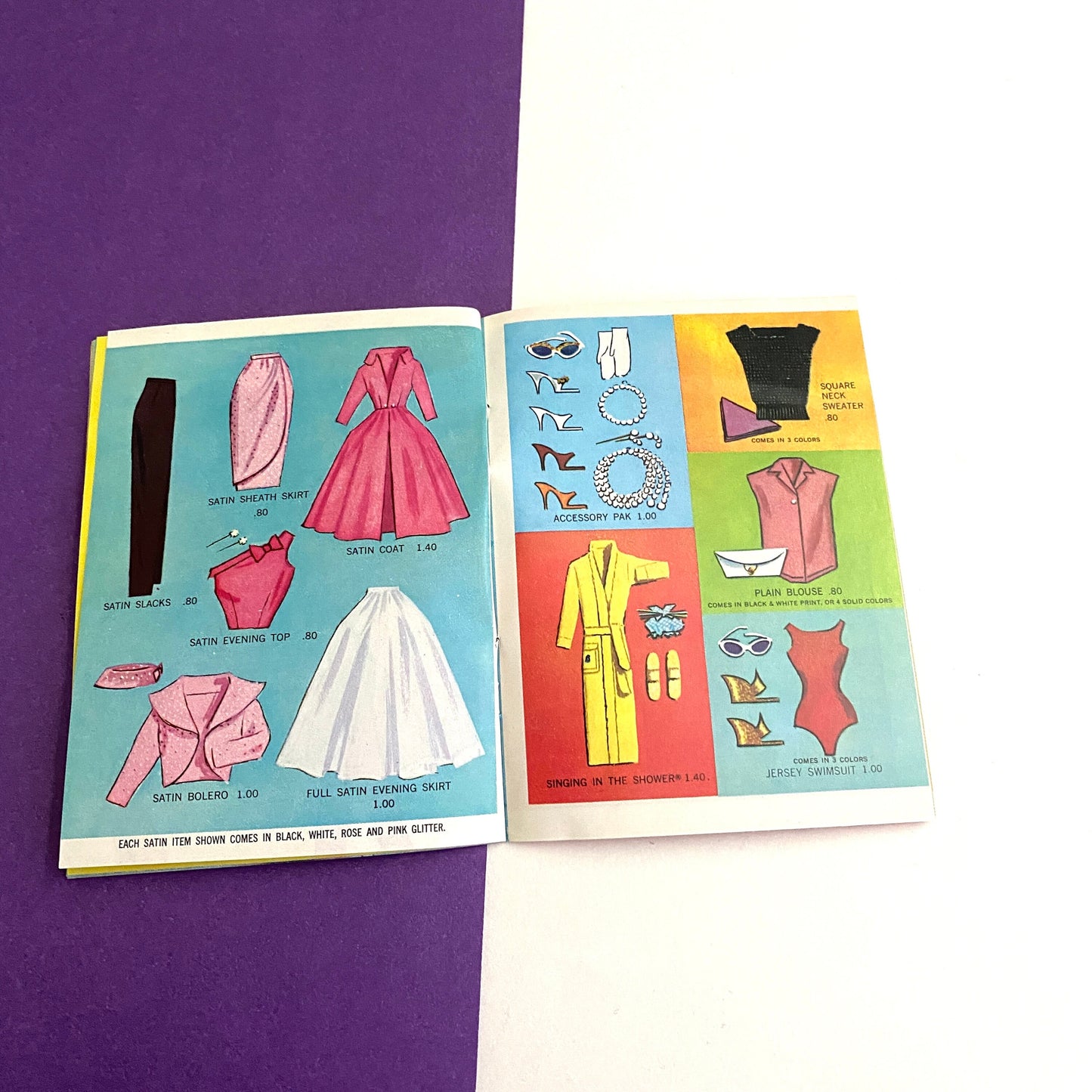 Vintage Barbie Midge Ken Fashion Booklet Brochure 1962