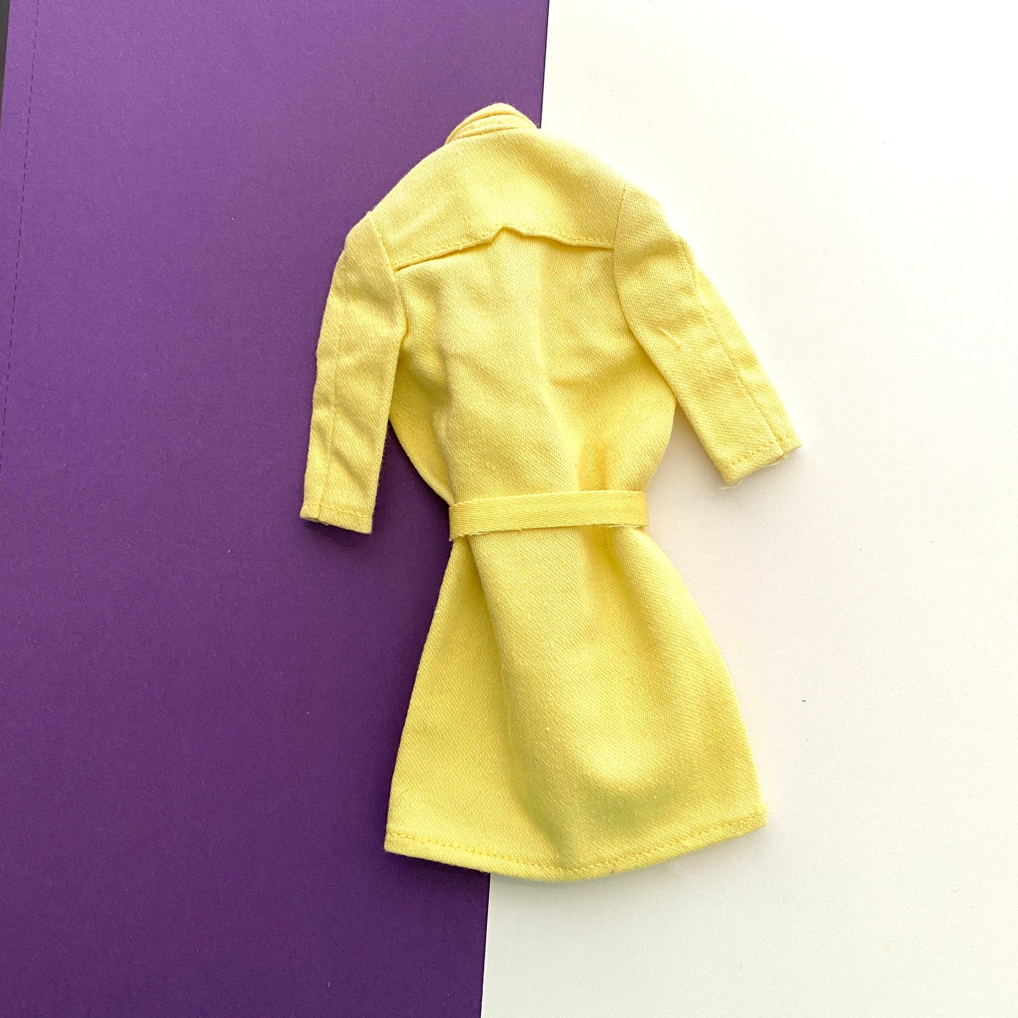 Vintage Barbie Yellow Raincoat with Belt Stormy Weather #949