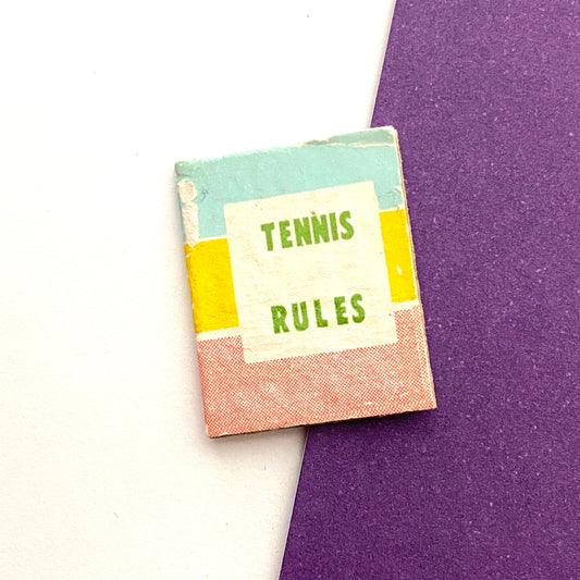 Vintage Barbie Tennis Anyone? Tennis Rules "Book" #941