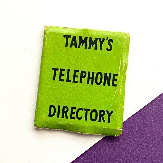 Vintage Tammy Doll Telephone Directory Ring A Ding & More 1960s