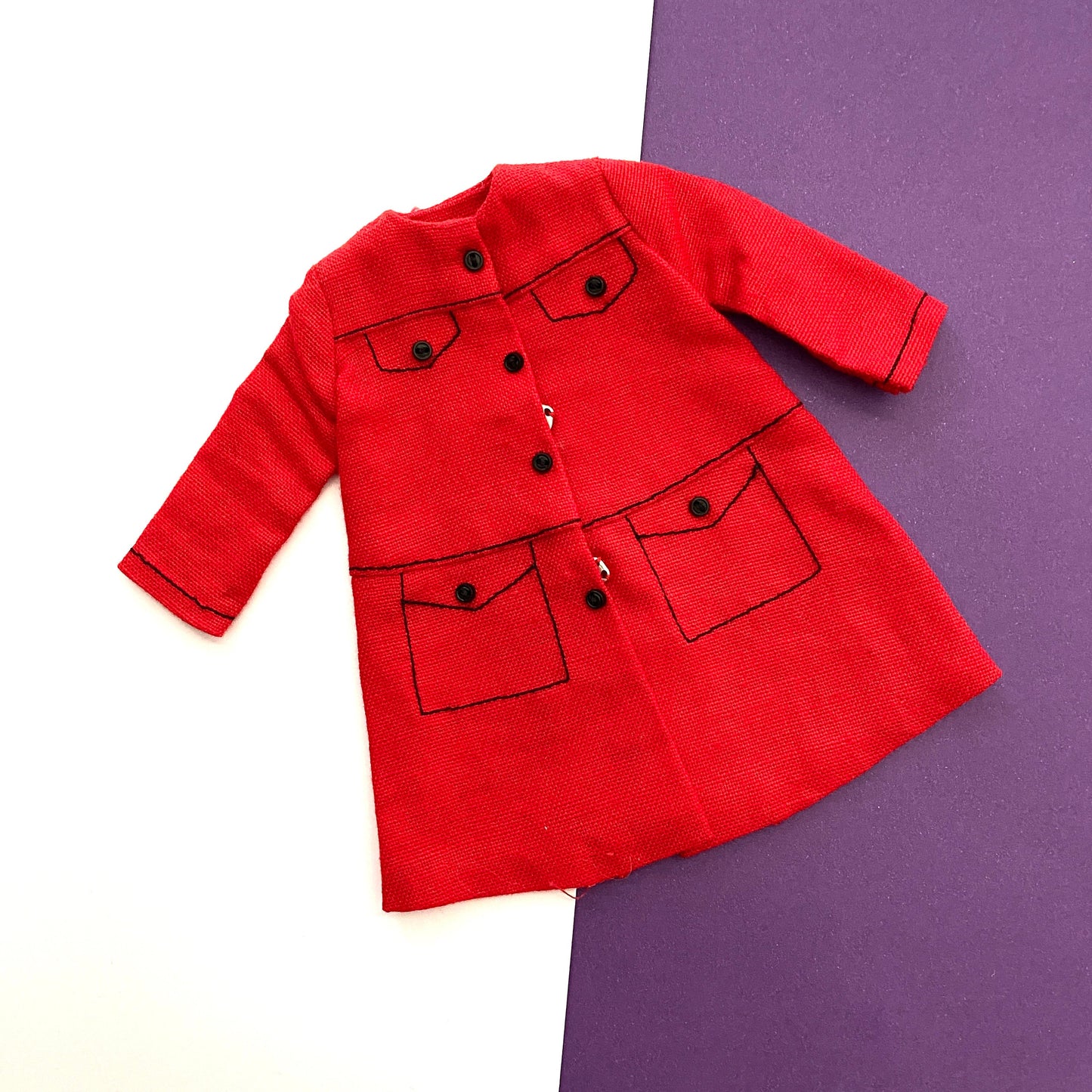 Vintage Tammy Doll Spring Topper Red Coat #9062