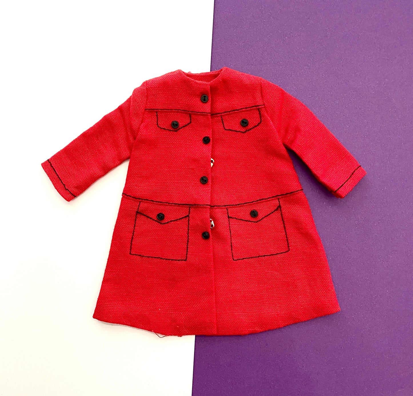 Vintage Tammy Doll Spring Topper Red Coat #9062