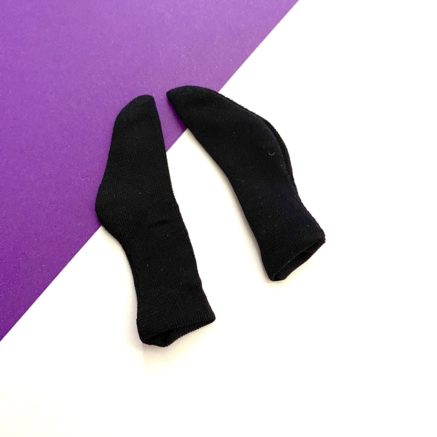 Vintage Ken Tuxedo Socks Black Dress Socks #787 - 1960s