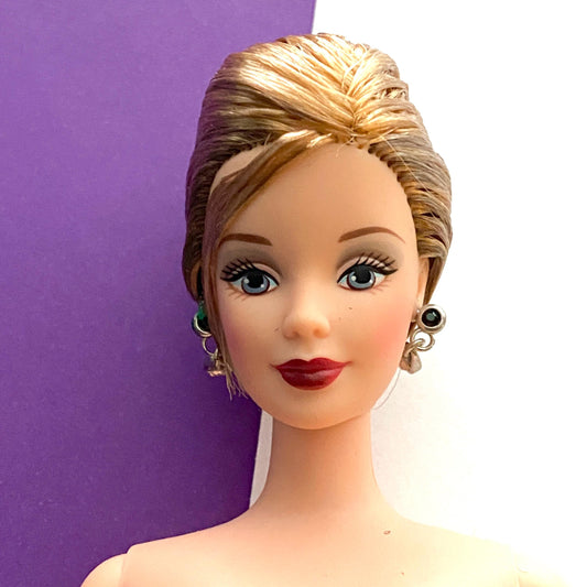 Barbie Doll 1999 Blonde Hair Updo with Earrings TNT Waist