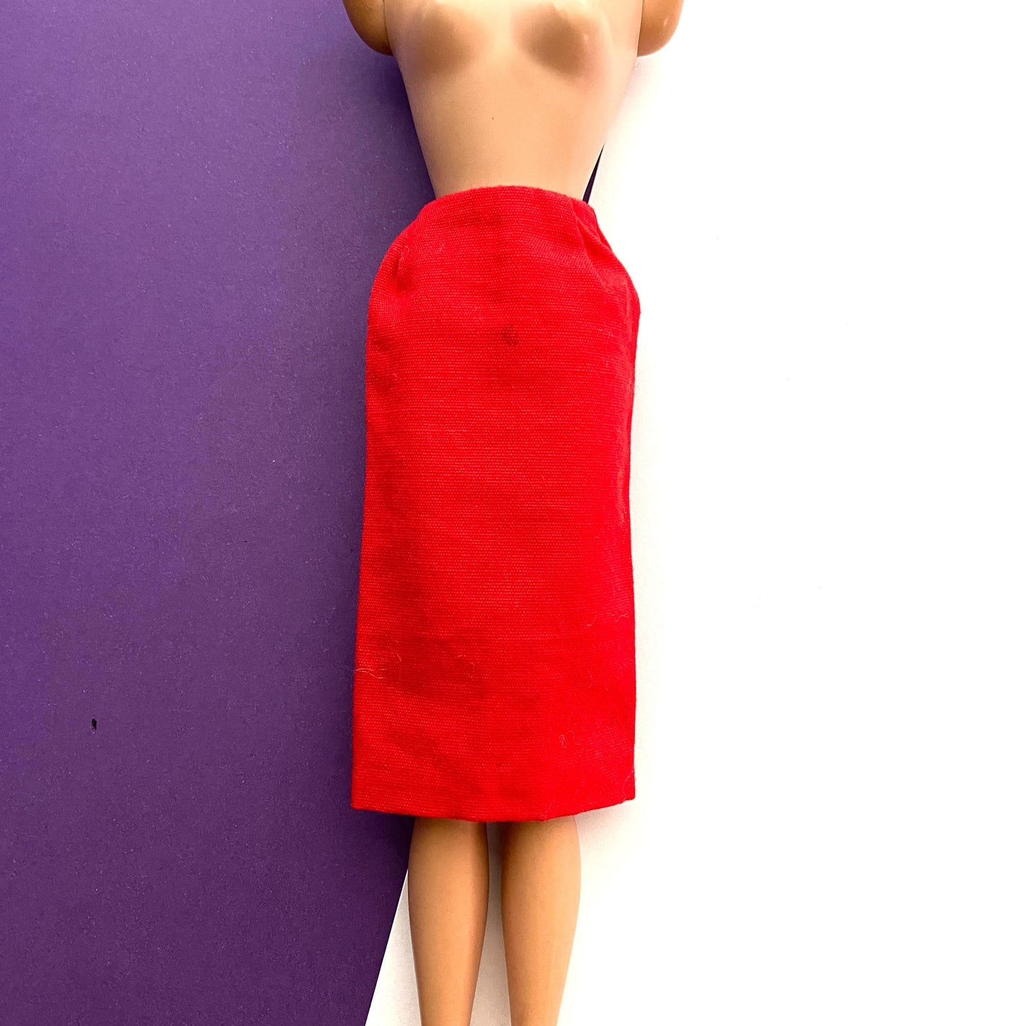 Vintage Barbie Crisp 'N Cool Red Sheath Skirt #1604