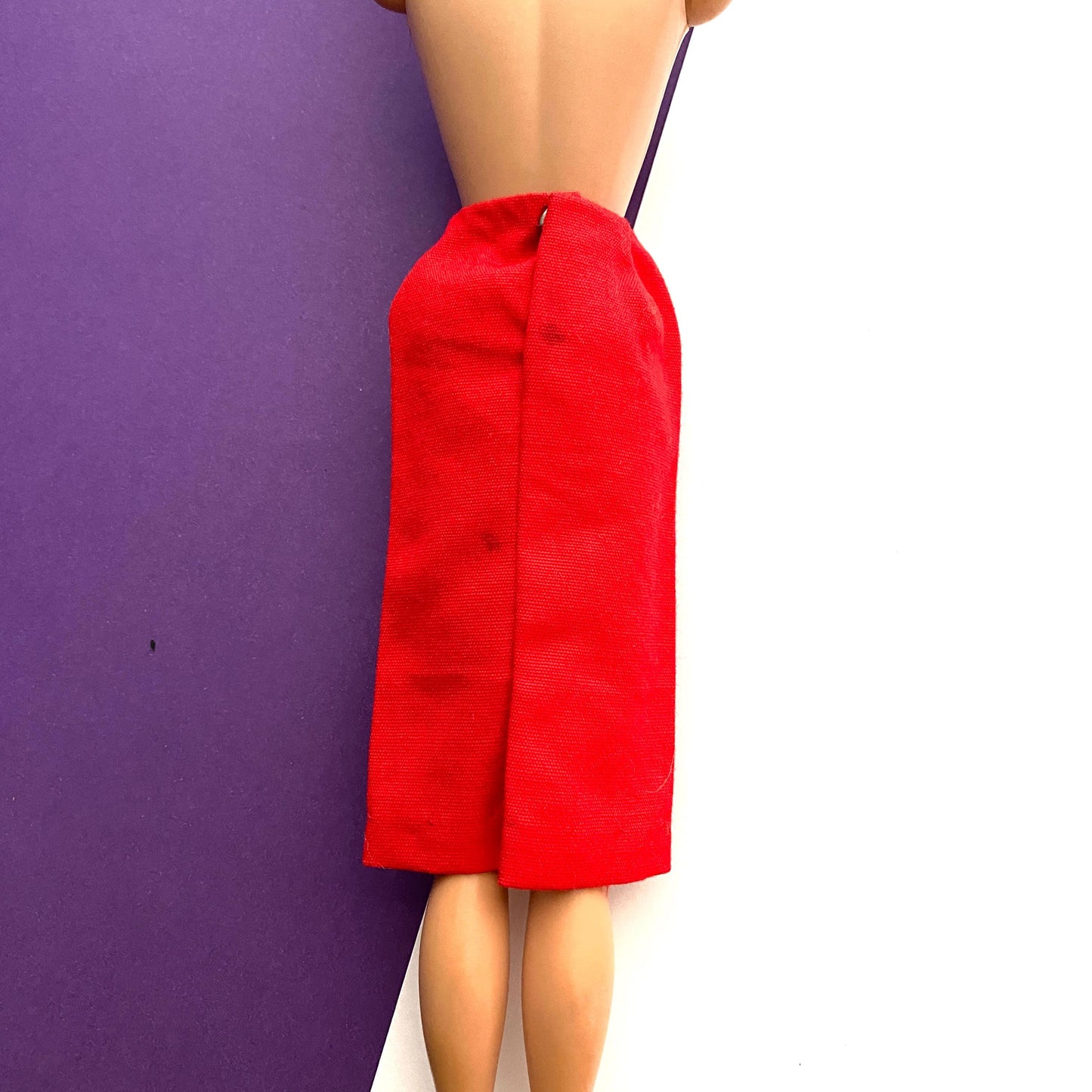 Vintage Barbie Crisp 'N Cool Red Sheath Skirt #1604