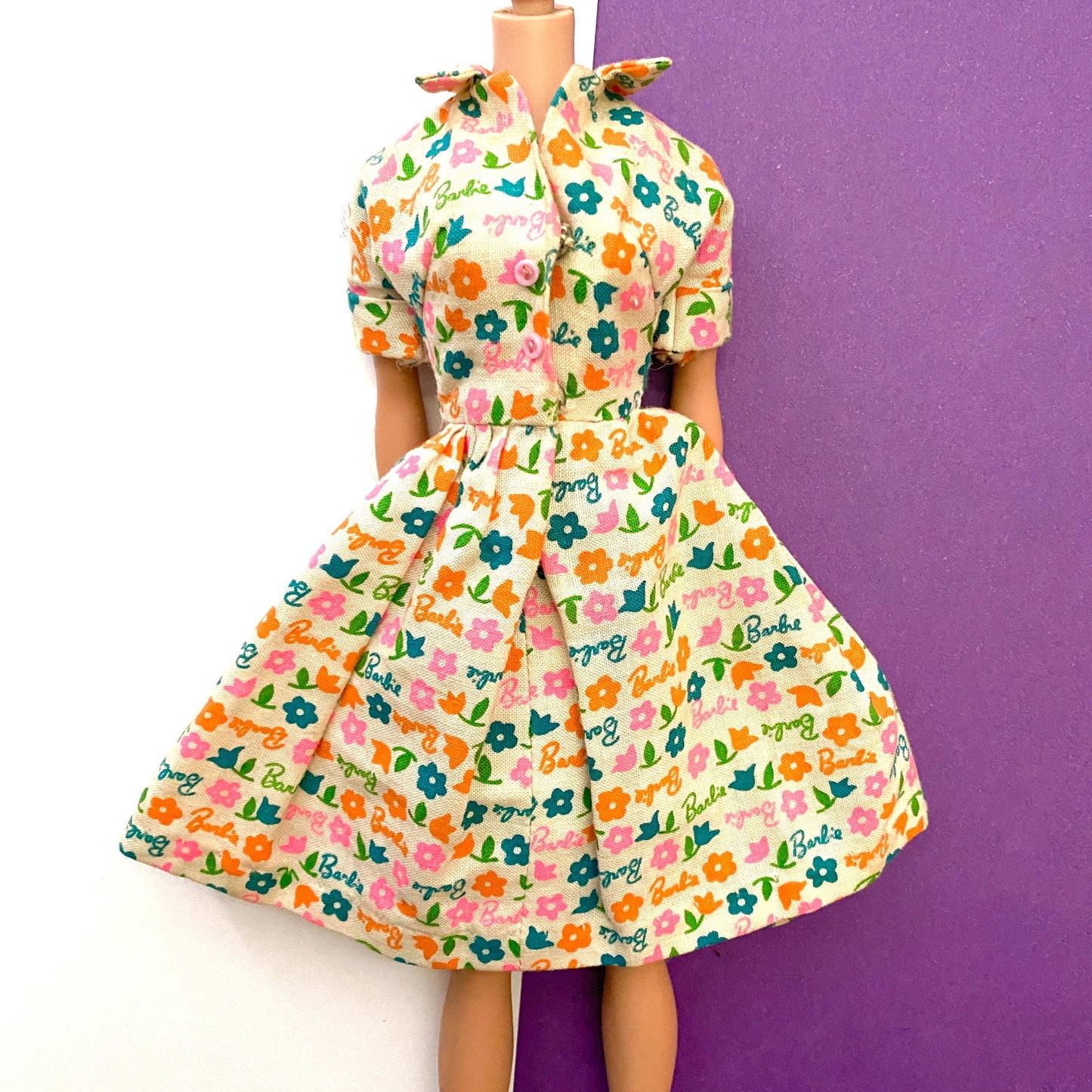 Vintage Barbie Learns to Cook Dress 1600 Series #1634